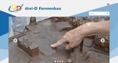 Desktop Screenshot of drei-dformenbau.de
