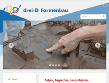 Tablet Screenshot of drei-dformenbau.de